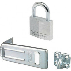 Master Lock 9140703EURD Ατσάλινο Λουκέτο Πέταλο με Κλειδί με Κατεβάτη 40mm 2τμχ