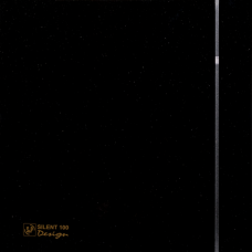 Εξαεριστήρας μπάνιου S&P SILENT DESIGN-100mm 85m³/h CZ 3C Μαύρος (αθόρυβος)