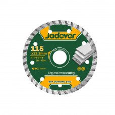 ΔΙΑΜΑΝΤΟΔΙΣΚΟΣ TURBO ΥΓΡΗΣ ΚΑΙ ΞΗΡΑΣ ΚΟΠΗΣ 115mm JADEVER JDDC3K02 | 400685