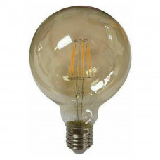 ΛΑΜΠΑ LED ΓΛΟΜΠΟΣ G95 FILAMENT 8W Ε27 2400K 220-240V GOLD GLASS DIMMABLE | 147-78770