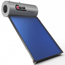 Calpak Prisma 160/2m² Ηλιακός Θερμοσίφωνας Κεραμοσκεπής Glass Διπλής Ενέργειας 