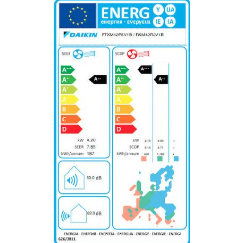 Κλιματιστικό Daikin Perfera FTXM42A / RXM42A Inverter 14000 BTU/h Κλιματιστικό Daikin Perfera FTXM42A / RXM42A Inverter 14000 BTU/h