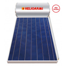 HELIOAKMI SOL Ηλιακός Θερμοσίφωνας 160/2,0m² Διπλής Ενέργειας Επιλεκτικός Τιτανίου