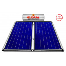 HELIOAKMI Megasun 2 Ηλιακός Θερμοσίφωνας 160/3m² Διπλής Ενέργειας Επιλεκτικός Τιτανίου