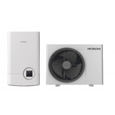 Αντλία θερμότητας HITACHI Yutaki-S ΑIR2H2O 400 (8kW)-HZKF08KIE-Q/HZKF08KSE-Q R32 60°C Μονοφασική  R32 60°C 