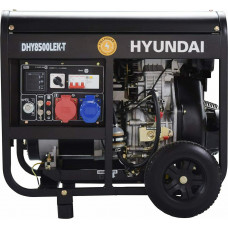 Hyundai DHY8500 LEK T Γεννήτρια Πετρελαίου με Μίζα και Ρόδες 8kVA