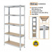 Μεταλλική Ραφιέρα 500kg SMART STORAGE με 5 Ράφια MDF 180x100x50 | 954563 Μεταλλική Ραφιέρα 500kg SMART STORAGE με 5 Ράφια MDF 180x100x50 | 954563