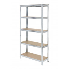 Μεταλλική Ραφιέρα 500kg SMART STORAGE με 5 Ράφια MDF 180x100x50 | 954563
