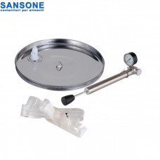 Sansone 125.147-INOX Ανοξείδωτο Πνευματικό Καπάκι Φ45cm (Για Δοχεία 100lt)