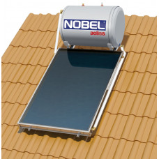 NOBEL AELIOS Ηλιακός Θερμοσίφωνας Glass 120/1,5m² Επιλεκτικός CUS Διπλής Ενέργειας Κεραμοσκεπής| 340013089