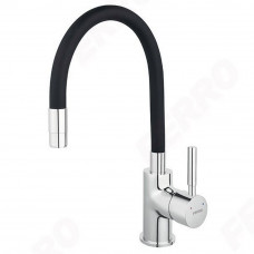 BRUNO αναμεικτική μπαταρία κουζίνας M54804-006C-S626, εύκαμπτη, μαύρη