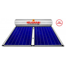 HELIOAKMI Megasun 2 Ηλιακός Θερμοσίφωνας 200/4,2m² Διπλής Ενέργειας Επιλεκτικός Τιτανίου
