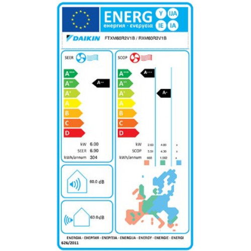 Κλιματιστικό Daikin Perfera FTXM60A / RXM60A Inverter 22000 BTU/h Κλιματιστικό Daikin Perfera FTXM60A / RXM60A Inverter 22000 BTU/h