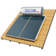 NOBEL AELIOS Ηλιακός Θερμοσίφωνας Glass 160/3,0m² Επιλεκτικός CUS Διπλής Ενέργειας Κεραμοσκεπής | 340013094