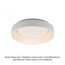 ΟΡΟΦΗΣ Φ/Σ LED 48W DIMMER CCT 5350LM ΛΕΥΚΟ ΜΕΤΑΛΛΙΚΟ D60XH14CM APOLLO