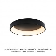ΟΡΟΦΗΣ Φ/Σ LED 73W DIMMER CCT 5450LM ΜΑΥΡΟ ΜΕΤΑΛΛΙΚΟ D78XH14CM APOLLO