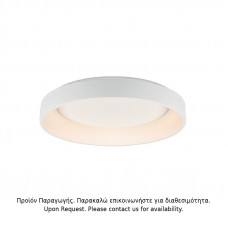 ΟΡΟΦΗΣ Φ/Σ LED 73W DIMMER CCT 5450LM ΛΕΥΚΟ ΜΕΤΑΛΛΙΚΟ D78XH14CM APOLLO