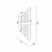 ^ΕΠΙΤΟΙΧΟ Φ/Σ 2XE14 ΚΡΥΣΤΑΛΛΟ + ΧΡΥΣΟ ΜΕΤ/ΚΟ 22X13X54CM EMPIRE ^ΕΠΙΤΟΙΧΟ Φ/Σ 2XE14 ΚΡΥΣΤΑΛΛΟ + ΧΡΥΣΟ ΜΕΤ/ΚΟ 22X13X54CM EMPIRE
