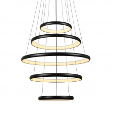 ΚΡΕΜΑΣΤΟ Φ/Σ LED 80W 6400LM CCT IP20 ΜΑΥΡΟ ΜΕΤΑΛΛΙΚΟ + ΑΚΡΥΛΙΚΟ