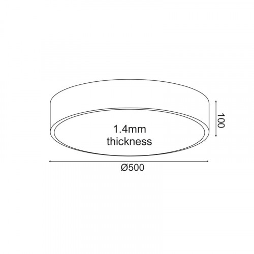 ΟΡΟΦΗΣ Φ/Σ LED 50W 4800LM CCT ΜΑΥΡΟ ΜΕΤ/ΚΟ D50XH10CM OPTIMUS ΟΡΟΦΗΣ Φ/Σ LED 50W 4800LM CCT ΜΑΥΡΟ ΜΕΤ/ΚΟ D50XH10CM OPTIMUS