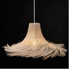 ΚΡΕΜΑΣΤΟ Φ/Σ 1ΧΕ27 RATTAN D65xΗ19CM ΣΥΜΗ