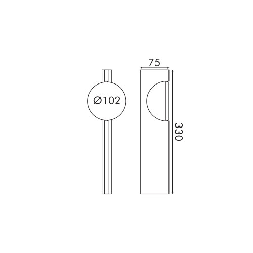 ΦΩΤΙΣΤΙΚΟ ΕΠΙΤΟΙΧΙΟ-ΧΑΛΚΙΝΟ ΜΕΤΑΛΛΟ LED 5W 2700Κ IP20 100x100xH330mm ΦΩΤΙΣΤΙΚΟ ΕΠΙΤΟΙΧΙΟ-ΧΑΛΚΙΝΟ ΜΕΤΑΛΛΟ LED 5W 2700Κ IP20 100x100xH330mm
