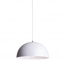 ΚΡΕΜΑΣΤΟ Φ/Σ 1XE27 ΜΕΤΑΛΛΙΚΟ ΛΕΥΚΟ Φ40cm MELINA