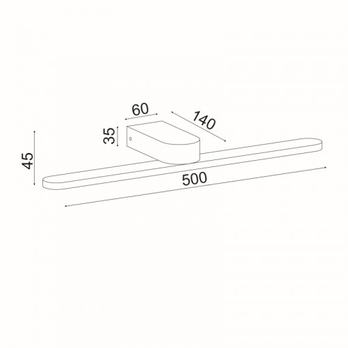 ^ΕΠΙΤΟΙΧΟ Φ/Σ LED 16W 4000K 1040LM ΜΑΥΡΟ ΜΕΤ/ΚΟ IP44 50Χ12Χ4CM PHOEBE ^ΕΠΙΤΟΙΧΟ Φ/Σ LED 16W 4000K 1040LM ΜΑΥΡΟ ΜΕΤ/ΚΟ IP44 50Χ12Χ4CM PHOEBE