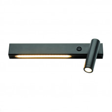 ΕΠΙΤΟΙΧΟ Φ/Σ LED 12W 3200K 980LM HERMES ΜΑΥΡΟ ΜΕΤ/ΚΟ 28Χ11Χ8CM ΔΕΞΙΑ