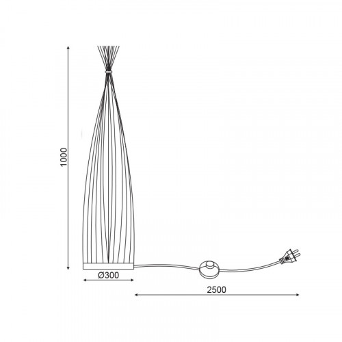 ^ΕΠΙΔΑΠΕΔΙΟ Φ/Σ 1ΧΕ27 BAMBOO D30XH100CM SERIFOS ^ΕΠΙΔΑΠΕΔΙΟ Φ/Σ 1ΧΕ27 BAMBOO D30XH100CM SERIFOS