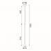 ^ΚΡΕΜΑΣΤΟ Φ/Σ 1ΧGU10 CLOUZOT ΧΡΥΣΟ ΜΕΤ/ΚΟ IP20 D7,5XD10XH190CM ^ΚΡΕΜΑΣΤΟ Φ/Σ 1ΧGU10 CLOUZOT ΧΡΥΣΟ ΜΕΤ/ΚΟ IP20 D7,5XD10XH190CM
