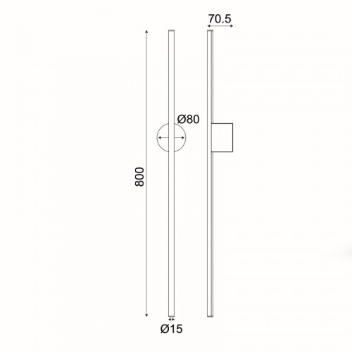 ^ΕΠΙΤΟΙΧΟ Φ/Σ LED 15W 3000K 970LM AVENUE ΛΕΥΚΟ ΜΕΤ/ΚΟ IP20 7,5X8X80CM ^ΕΠΙΤΟΙΧΟ Φ/Σ LED 15W 3000K 970LM AVENUE ΛΕΥΚΟ ΜΕΤ/ΚΟ IP20 7,5X8X80CM