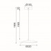 ^ΚΡΕΜΑΣΤΟ Φ/Σ LED 5W 3000K 400LM NINFEA ΟΡΕΙΧΑΛΚΟ ΜΕΤ/ΚΟ IP20 D22XH160CM ^ΚΡΕΜΑΣΤΟ Φ/Σ LED 5W 3000K 400LM NINFEA ΟΡΕΙΧΑΛΚΟ ΜΕΤ/ΚΟ IP20 D22XH160CM