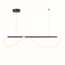 ^ΚΡΕΜΑΣΤΟ Φ/Σ LED 36W 3000K 2000LM KYMA ΜΑΥΡΟ ΜΕΤ/ΚΟ IP20 120Χ6XΗ215CM 