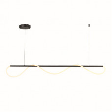^ΚΡΕΜΑΣΤΟ Φ/Σ LED 60W 3000K 3300LM KYMA ΜΑΥΡΟ ΜΕΤ/ΚΟ IP20 190Χ6XΗ215CM 
