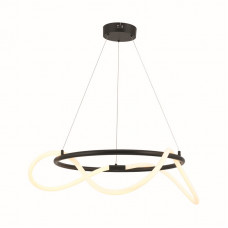 ^ΚΡΕΜΑΣΤΟ Φ/Σ LED 36W 3000K 2100LM KYMA ΜΑΥΡΟ ΜΕΤ/ΚΟ IP20 D60XH230CM 