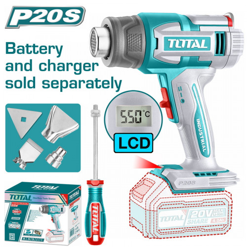 TOTAL ΕΠΑΓΓ. ΠΙΣΤΟΛΙ ΘΕΡΜΟΥ ΑΕΡΑ ΜΠΑΤ. Li-ion 20V ΧΩΡΙΣ ΜΠΑΤΑΡΙΑ & ΦΟΡΤΙΣΤΗ (TBLI2003) TOTAL ΕΠΑΓΓ. ΠΙΣΤΟΛΙ ΘΕΡΜΟΥ ΑΕΡΑ ΜΠΑΤ. Li-ion 20V ΧΩΡΙΣ ΜΠΑΤΑΡΙΑ & ΦΟΡΤΙΣΤΗ (TBLI2003)