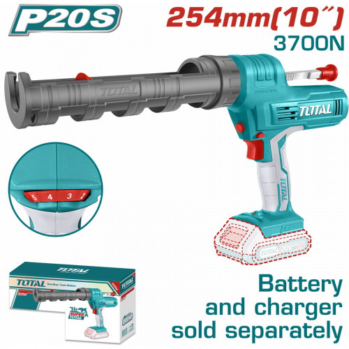 TOTAL ΕΠΑΓΓΕΛΜΑΤΙΚΟ ΠΙΣΤΟΛΙ ΣΙΛΙΚΟΝΗΣ ΜΠΑΤ. Li-ion 20V ΧΩΡΙΣ ΜΠΑΤΑΡΙΑ & ΦΟΡΤΙΣΤΗ (TCGLI2001) TOTAL ΕΠΑΓΓΕΛΜΑΤΙΚΟ ΠΙΣΤΟΛΙ ΣΙΛΙΚΟΝΗΣ ΜΠΑΤ. Li-ion 20V ΧΩΡΙΣ ΜΠΑΤΑΡΙΑ & ΦΟΡΤΙΣΤΗ (TCGLI2001)
