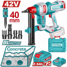 TOTAL ΕΠΑΓΓ. ΚΑΡΦΩΤΙΚΟ ΣΚΥΡΟΔΕΜΑΤΟΣ ΜΠΑΤ. Li-ion 42V / 2.5Ah / 2 ΜΠΑΤ BL Motor (TCNLI420602E)