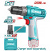 TOTAL ΔΡΑΠ/ΒΙΔΟ ΜΠΑΤ. Li-ion 12V / 1.5Ah / 20Nm / 2 ΜΠΑΤ Type-C (TDLI12206E) TOTAL ΔΡΑΠ/ΒΙΔΟ ΜΠΑΤ. Li-ion 12V / 1.5Ah / 20Nm / 2 ΜΠΑΤ Type-C (TDLI12206E)