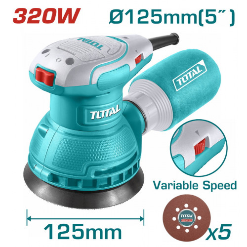 TOTAL ΕΠΑΓΓ. ΕΚΚΕΝΤΡΟ ΤΡΙΒΕΙΟ ΧΟΥΦΤΑΣ 320W / Φ-125mm (TF2131256) TOTAL ΕΠΑΓΓ. ΕΚΚΕΝΤΡΟ ΤΡΙΒΕΙΟ ΧΟΥΦΤΑΣ 320W / Φ-125mm (TF2131256)