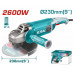 TOTAL ΕΠΑΓΓ. ΓΩΝΙΑΚΟΣ ΛΕΙΑΝΤΗΡΑΣ 2.600W - 230mm (TG1262306) TOTAL ΕΠΑΓΓ. ΓΩΝΙΑΚΟΣ ΛΕΙΑΝΤΗΡΑΣ 2.600W - 230mm (TG1262306)