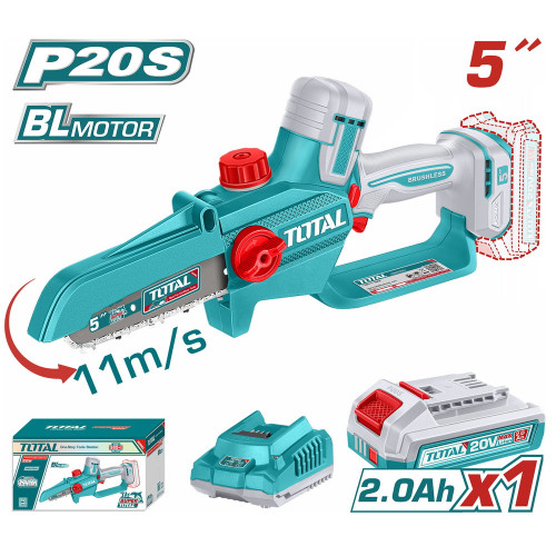 TOTAL ΕΠΑΓΓ. ΣΕΤ ΑΛΥΣΟΠΡΙΟΝΟ ΚΛΑΔΕΥΤΙΚΟ ΜΠΑΤ. Li-ion 20V / 5 TOTAL ΕΠΑΓΓ. ΣΕΤ ΑΛΥΣΟΠΡΙΟΝΟ ΚΛΑΔΕΥΤΙΚΟ ΜΠΑΤ. Li-ion 20V / 5