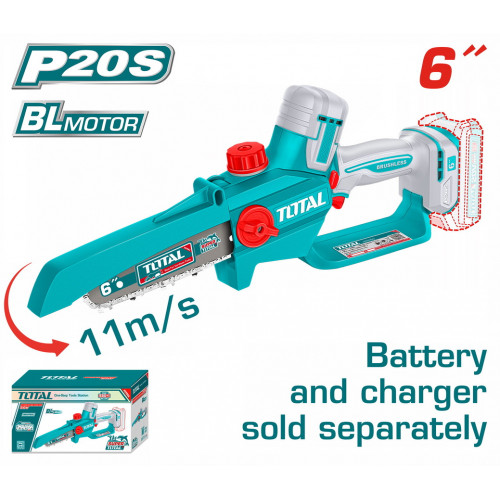 TOTAL ΕΠΑΓΓ. ΑΛΥΣΟΠΡΙΟΝΟ ΚΛΑΔ. ΜΠΑΤ. Li-ion 20V / 6 TOTAL ΕΠΑΓΓ. ΑΛΥΣΟΠΡΙΟΝΟ ΚΛΑΔ. ΜΠΑΤ. Li-ion 20V / 6