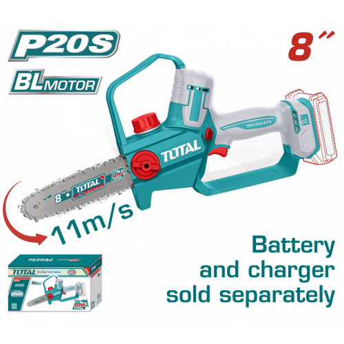 TOTAL ΕΠΑΓΓ. ΑΛΥΣΟΠΡΙΟΝΟ ΚΛΑΔ. ΜΠΑΤ. Li-ion 20V / 8 TOTAL ΕΠΑΓΓ. ΑΛΥΣΟΠΡΙΟΝΟ ΚΛΑΔ. ΜΠΑΤ. Li-ion 20V / 8