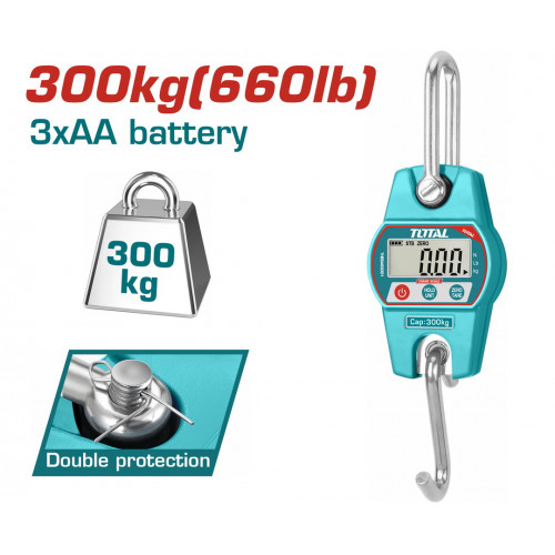 TOTAL ΖΥΓΑΡΙΑ ΓΕΡΑΝΟΥ ΨΗΦΙΑΚΗ 300Kg (THESA63001) TOTAL ΖΥΓΑΡΙΑ ΓΕΡΑΝΟΥ ΨΗΦΙΑΚΗ 300Kg (THESA63001)