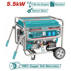 TOTAL TP155001 Βενζινοκίνητη Ηλεκτρογεννήτρια 5000 Watt 