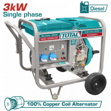 TOTAL ΗΛΕΚΤΡΟΓΕΝΝΗΤΡΙΑ DIESEL ΜΟΝΟΦΑΣΙΚΗ 2.800W (TP430001)