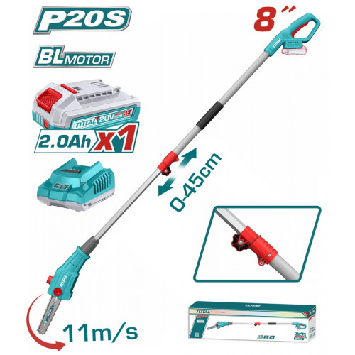 TOTAL ΕΠΑΓΓ. ΤΗΛΕΣΚ. ΚΟΝΤΑΡΟΠΡΙΟΝΟ ΜΠΑΤ. Li-ion 20V / 8'' / 2Ah / 1 ΜΠΑΤ. BL Motor (TPSLI20281E) TOTAL ΕΠΑΓΓ. ΤΗΛΕΣΚ. ΚΟΝΤΑΡΟΠΡΙΟΝΟ ΜΠΑΤ. Li-ion 20V / 8'' / 2Ah / 1 ΜΠΑΤ. BL Motor (TPSLI20281E)
