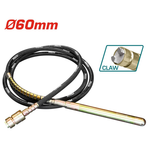 TOTAL ΕΠΑΓΓ. ΜΑΡΚΟΥΤΣΙ ΔΟΝΗΤΗ Φ-60mm / 6m (TPVP1601) TOTAL ΕΠΑΓΓ. ΜΑΡΚΟΥΤΣΙ ΔΟΝΗΤΗ Φ-60mm / 6m (TPVP1601)